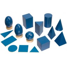 Geometrische Körper 7 cm Dunkelblau