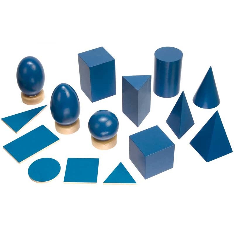 Geometrische Körper 7 cm Dunkelblau