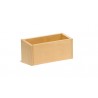 Card index boxes made of wood small narrow