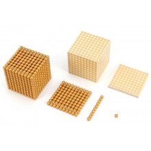 Perlenstäbchen  goldenes Perlenmaterial