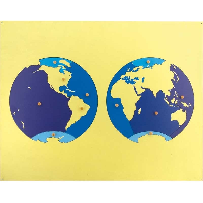 PUZZLE MAP OF OCEAN