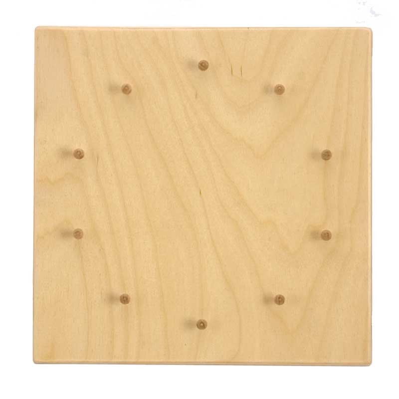 Geoboard kruh 10 drevenými kolíkmi