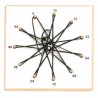Geoboard kruh s 9 fóliami
