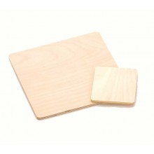 Holztäfelchen 8 x 25,5 cm  abgerundete Ecken