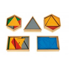 Constructive Triangles, Set Of 5  Boxes