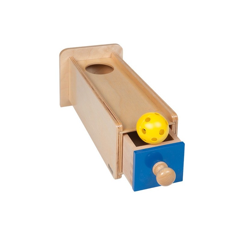 Holzkasten mit Schublade