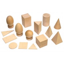 Geometrische Körper 6 cm Natur