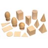 Geometrische Körper 6 cm Natur