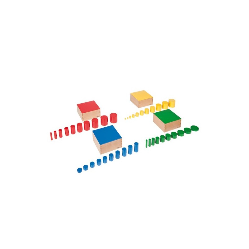 Set Of Knobless Cylinders