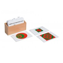 Box with task cards for the inscribed and concentric figures