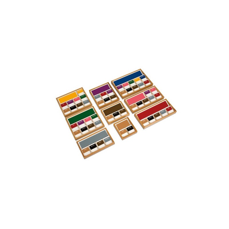 Set of nine compartments