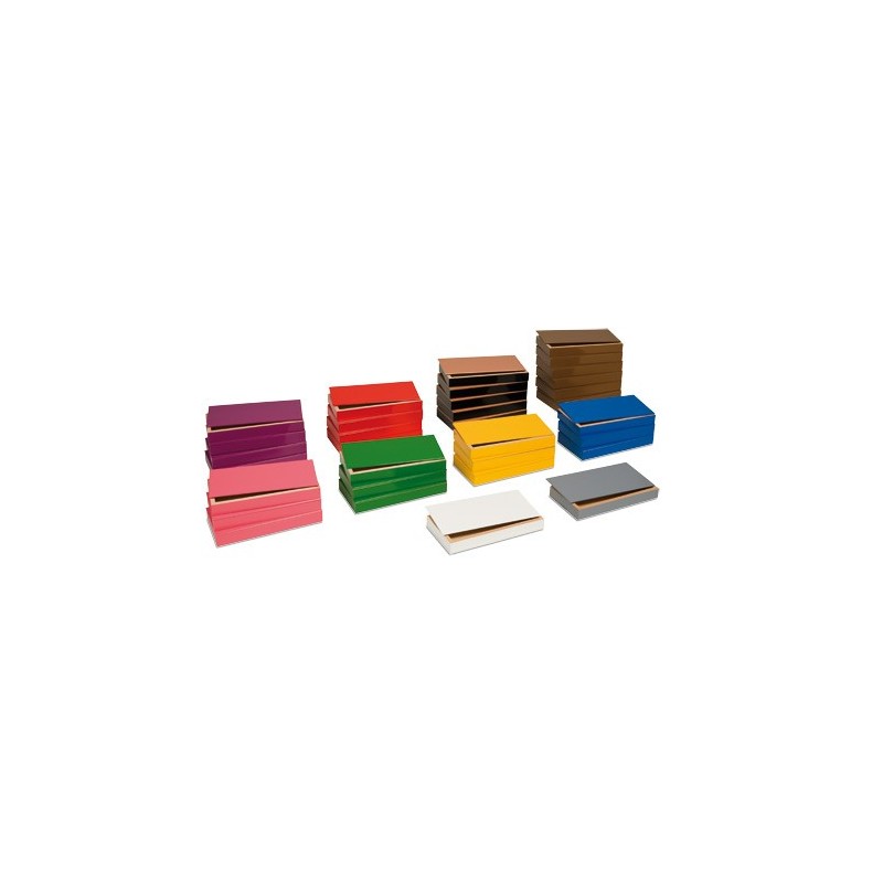 Set of 33 filling boxes (storage boxes)