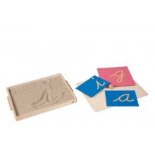 Kasten mit Sand für Schreibübungen