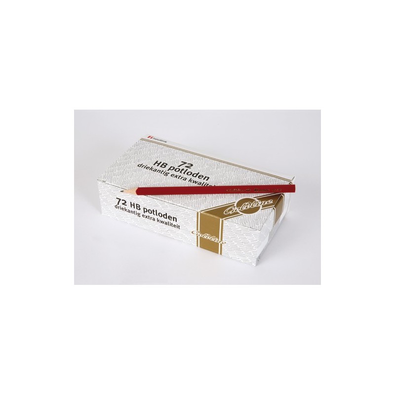 Blacklead triangular pencils Goldline, box of 72 pieces 
