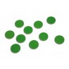 Žetóny 100 ks, zelené (drevo)