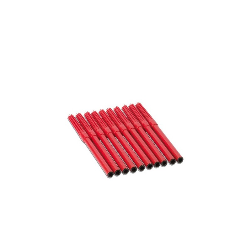 Stabilo OHP pens non-permanent, Red 1 mm (M), pack of 10