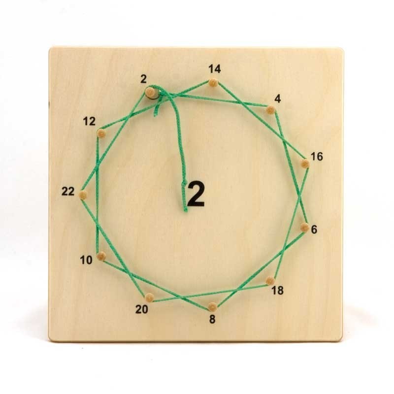 Zahlensterne in HOLZbox  lackiert