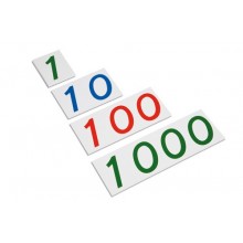 Große Zahlenkarten 1 - 1 000: Kunststoff