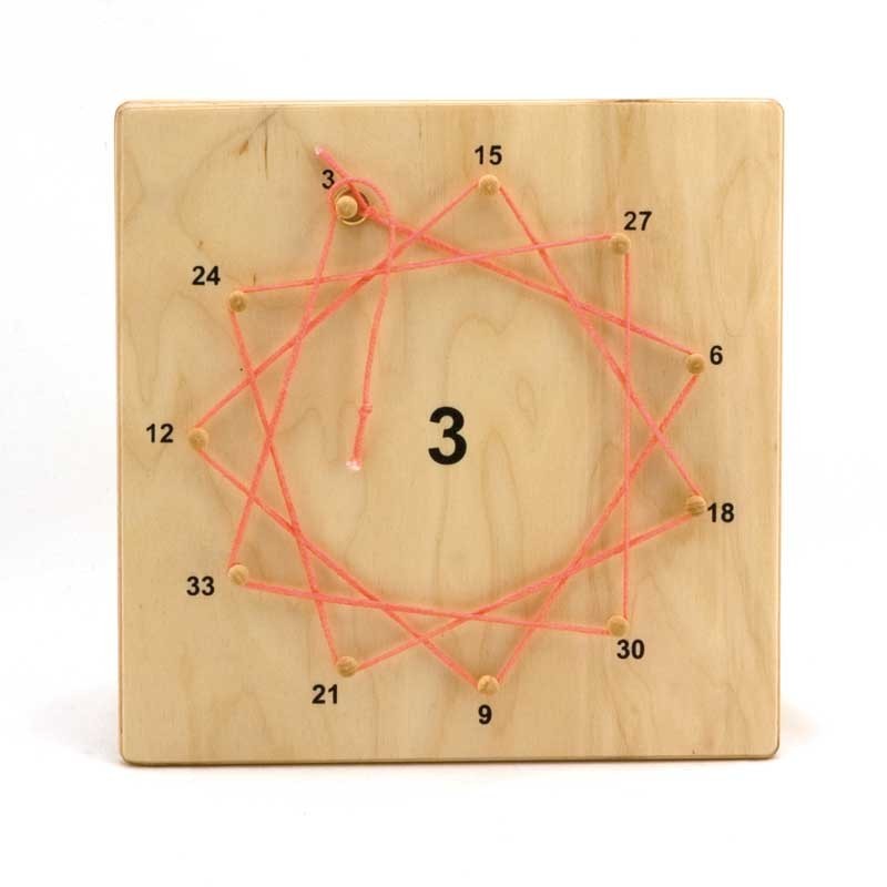 Zahlensterne in HOLZbox  lackiert