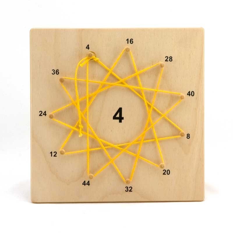 Zahlensterne in HOLZbox  lackiert