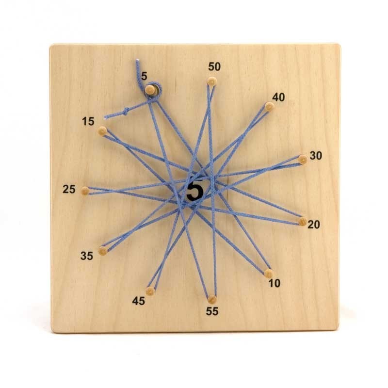 Zahlensterne in HOLZbox  lackiert