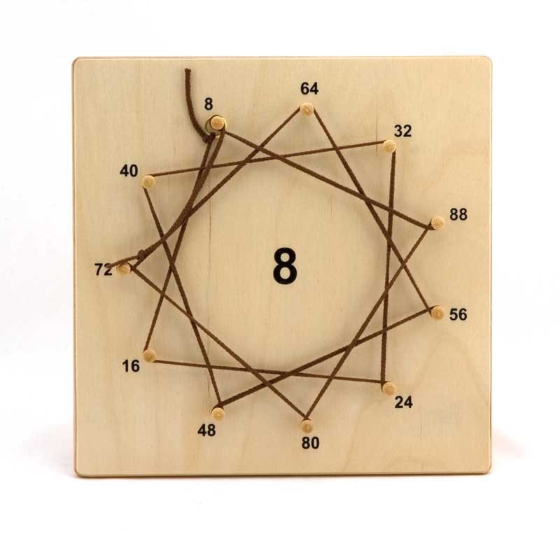 Zahlensterne in HOLZbox  lackiert