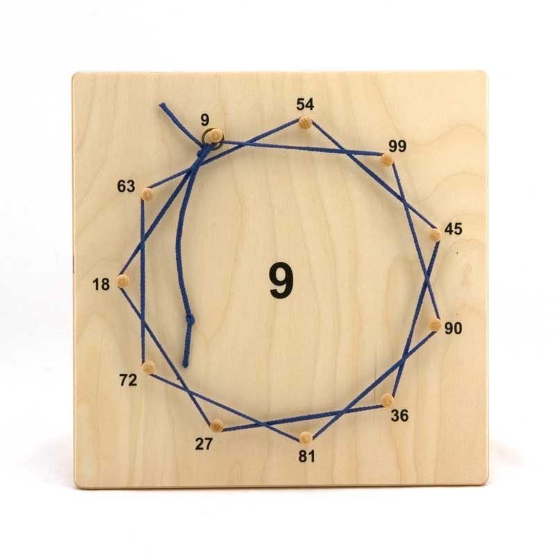 Zahlensterne in HOLZbox  lackiert