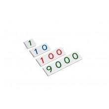 Kleine Zahlenkarten 1 - 9 000: Kunststoff