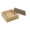 45 Golden Bars Of 10 In Box: Individual Beads Glass
