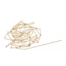 Golden Bead Chain Of 1000: Individual Beads Glass
