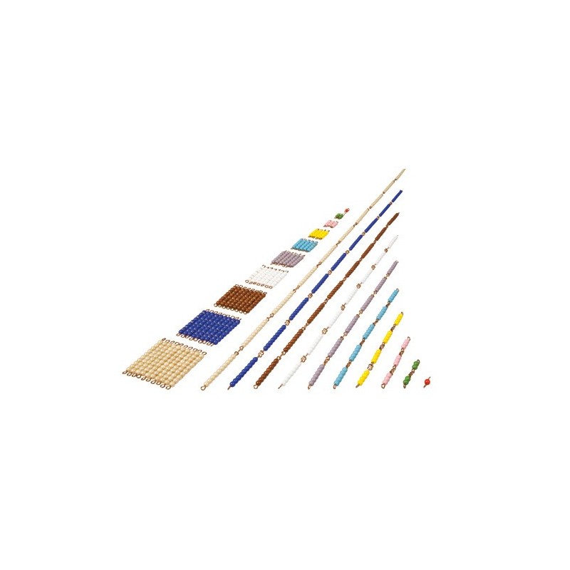 Krátke perlové reťaze - voľné perly, Nylon