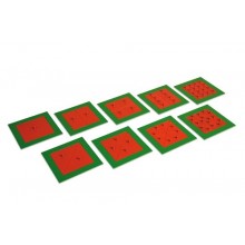 Aufgeteilte Quadrate: Satz von 9 Stück