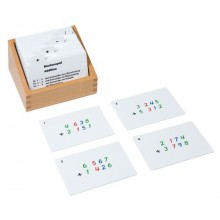 Kasten mit Aufgabenkarten für das Markenspiel
