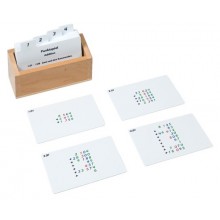 Box with task cards for the point game