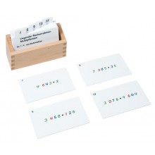 Box with task cards for the lying computing frame