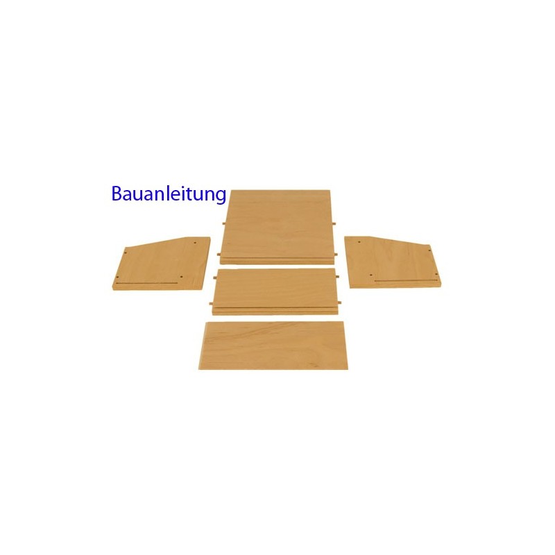 Karteikaesten aus Holz  Klein schmal