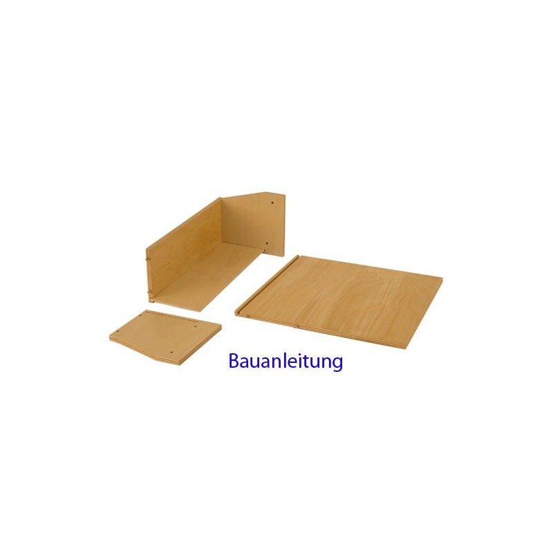 Karteikaesten aus Holz  Klein schmal