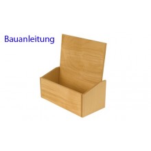 Karteikaesten aus Holz  Klein schmal