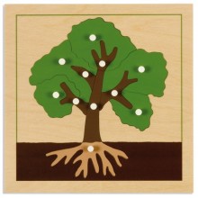 Botanisches Puzzle: Baum