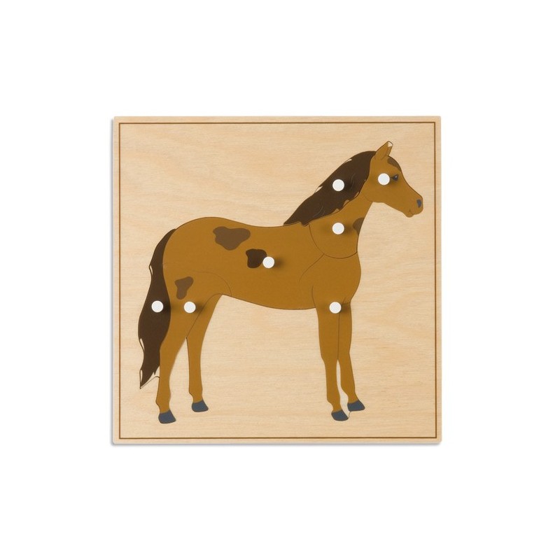 Tierpuzzle: Pferd