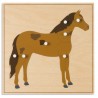 Tierpuzzle: Pferd