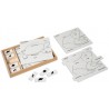 Kontrollkarten für die Tierpuzzles