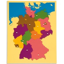 Puzzlekarte Deutschland