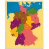 Puzzlekarte Deutschland