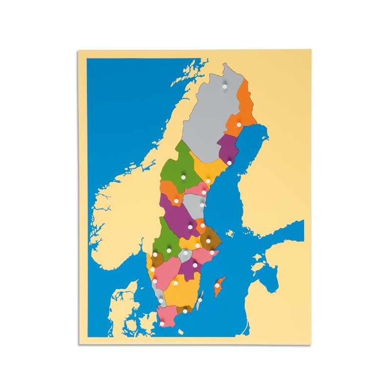 Logická mapa Švédska