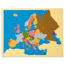Puzzlekarte Europa