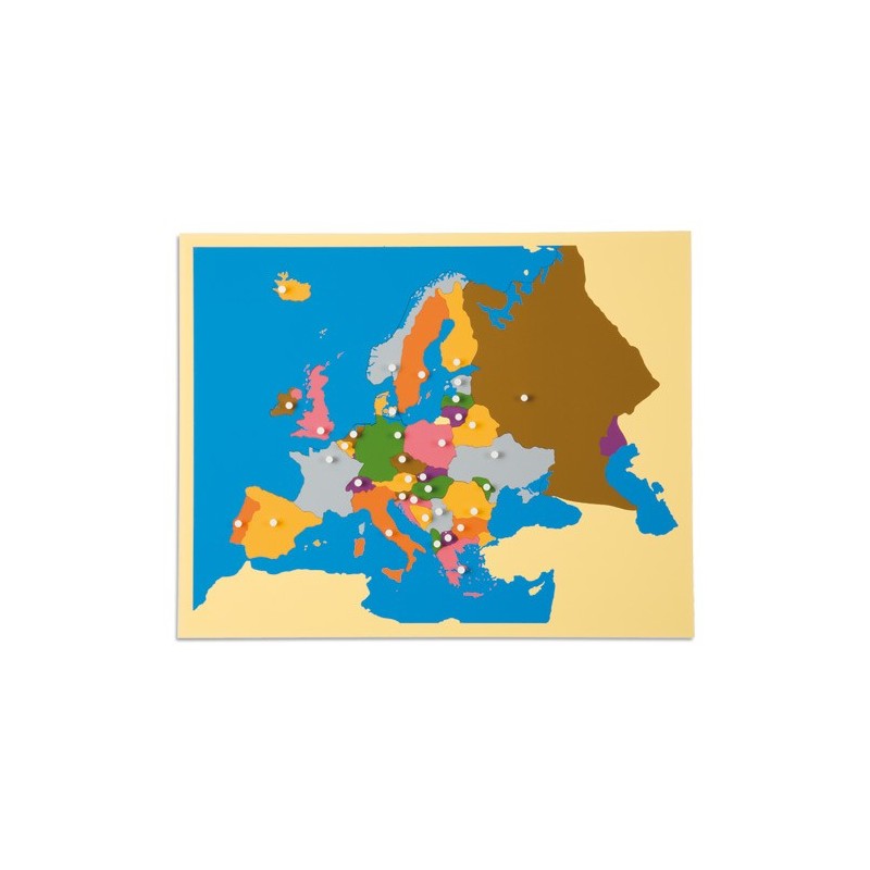 Puzzlekarte Europa