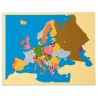 Puzzlekarte Europa