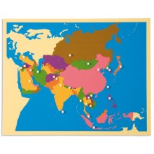 Puzzle Map: Asia