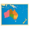 Puzzlekarte Australien